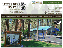 Tablet Screenshot of littlebearrvpark.com